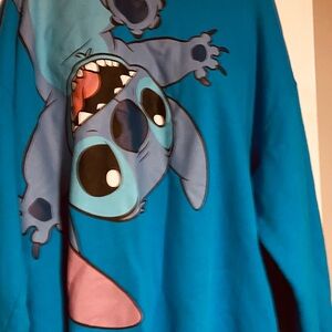 Disney Blue Sweatshirt with Cartoon Character